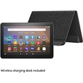 Fire HD 8 Plus tablet, HD display, 64 GB, our best 8 tablet for portable entertainment, Slate + Made for Amazon, Wireless Charging Dock