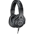 Audio-Technica ATH-M40x Professional Studio Monitor Headphone, Black, with Cutting Edge Engineering, 90 Degree Swiveling Earcups, Pro-grade Earpads/Headband, Detachable Cables Incl