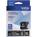 Brother Genuine High Yield Black Ink Cartridge, LC103BK, Replacement Black Ink, Page Yield Up to 600 Pages, Amazon Dash Replenishment Cartridge, LC103, 1 OEM Cartridge
