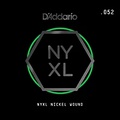 DAddario NYNW052 NYXL Nickel Wound Electric Guitar Single String, .052