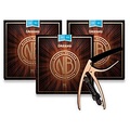 DAddario NB1253 Nickel Bronze Light 3-Pack Acoustic Strings and NS Reflex Capo Antique Bronze