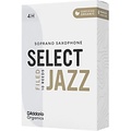 DAddario Woodwinds Select Jazz, Soprano Saxophone - Filed,Box of 10 2M