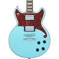 DAngelico Premiere Series Brighton Solid Body Electric Guitar Double Cutaway Stopbar Tailpiece Sky Blue