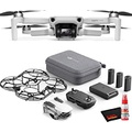 DJI Mavic Mini Fly More Combo CP.MA.00000123.01 - Includes: 3 Flight Batteries + 3 Pair of Spare Propellers + Carrying Bag + Propeller Guards + Cleaning Set + More - Fly More Bundl