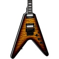Dean V Select with Floyd Quilt Top Electric Guitar Quilt Trans Brazilia