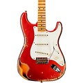Fender Custom Shop 1956 Stratocaster Heavy Relic Electric Guitar Super Faded Aged Candy Apple Red over 2-Color Sunburst