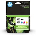 HP 950 Black/951 Cyan,Magenta,Yellow Ink Cartridges (4-pack) Works with HP OfficeJet 8600, OfficeJet Pro 251dw, 276dw, 8100, 8610, 8620,8625 8630 Series Eligible for Instant Ink X4