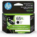 HP 65XL Black High-yield Ink Cartridge Works with HP AMP 100 Series, HP DeskJet 2600, 3700 Series, HP ENVY 5000 Series Eligible for Instant Ink N9K04AN