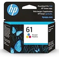 HP 61 Tri-color Ink Works with DeskJet 1000, 1010, 1050, 1510, 2050, 2510, 2540, 3000, 3050, 3510; ENVY 4500, 5530; OfficeJet 2620, 4630 Series Eligible for Instant Ink CH562WN