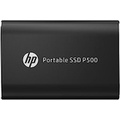 HP P500 500GB Portable SSD - Up to 380MB/s - USB 3.2 External Solid State Drive, Black - 7NL53AA#ABC