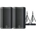 Harbinger VARI 2410 10 Powered Speakers Package With Stands