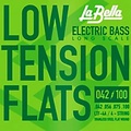 La Bella LTF-4A Low Tension Flexible Flats 4-String Set 42 - 100