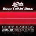 La Bella Deep Talkin Bass Stainless Steel Flat Wound 6 String Bass Strings