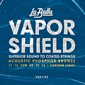 La Bella VSA1152 Vapor Shield Phosphor Bronze Acoustic Strings Custom Light (11-52)