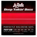 La Bella Deep Talkin Bass White Nylon Tape Wound 6-String Bass Strings