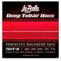 La Bella 760T-B Deep Talkin Bass White Nylon Tape Wound 5-String Bass Strings - Standard 60 - 135