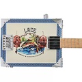 Lace Gone Fishing Acoustic-Electric Cigar Box Guitar 3 string
