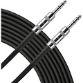 Live Wire Advantage Interconnect Cable 1/4 TRS to 1/4 TRS 3 ft. Black