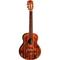 Luna Guitars Henna Dragon Mahogany Baritone Acoustic-Electric Ukulele Mahogany
