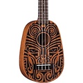 Luna Guitars Tribal Pineapple Ukulele Satin Natural