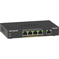 NETGEAR 5 Port Gigabit Ethernet Unmanaged PoE Switch (GS305P v2) with 4 x PoE+ @ 63W, Desktop or Wall Mount