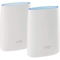 NETGEAR Orbi Tri band Whole Home Mesh WiFi System with 3Gbps Speed (RBK50) ? Router & Extender Replacement Covers Up to 5,000 sq. ft., 2 Pack Includes 1 Router & 1 Satellite White