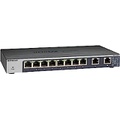 NETGEAR 10-Port Gigabit/10G Ethernet Unmanaged Switch (GS110MX) - with 8 x 1G, 2 x 10G/Multi-gig, Desktop, Wall or Rackmount, and Limited Lifetime Protection