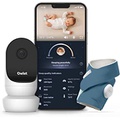 Owlet Dream Duo 2 Smart Baby Monitor - HD Video Baby Monitor with 2nd Generation Camera & Dream Sock: Only Baby Monitor to Track Heart Rate & Average Oxygen as Sleep Quality Indica