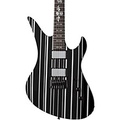 Schecter Guitar Research Synyster Custom HT Electric Guitar Gloss Black with Silver Pinstripes