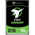 Seagate Exos X18 16TB Enterprise HDD - CMR 3.5 Inch Hyperscale SATA 6Gb/s, 7200 RPM, 512e and 4Kn FastFormat, Low Latency with Enhanced Caching (ST16000NM000J)