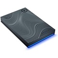 Seagate Beskar Ingot, Special Edition FireCuda 2TB Officially-Licensed External Hard Drive HDD - 2.5 Inch USB 3.2 Gen 1 customizable LED RGB lighting with Rescue Services (STKL2000