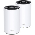TP Link Deco Tri Band Mesh WiFi 6 System(Deco X68) Covers up to 5500 Sq. Ft.Whole Home Coverage, Replaces Wireless Routers and Extenders, 2 Pack
