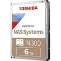 Toshiba N300 6TB NAS 3.5-Inch Internal Hard Drive - CMR SATA 6 GB/s 7200 RPM 256 MB Cache - HDWG460XZSTA