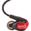 Westone W40 Four-Driver True-Fit Earphones with MMCX Audio Cable and 3 Button MFi Cable with Microphone