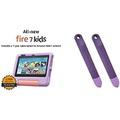 Amazon Fire 7 Kids Tablet (16GB, Purple) + Kids Stylus
