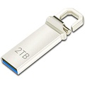 LUILEC 2TB USB Flash Drive 2000GB Portable Thumb Drives Capacity USB High Speed Memory Stick Storage USB Drive External Write Speads up to 100Mb/s Metal Style Keychain Design