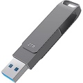 Womdofour 2TB USB 3.0 Flash Drive - Read Speeds up to 100MB/Sec Thumb Drive 2TB Memory Stick 2000GB Pen Drive 2TB Swivel Metal Style Keychain Design 2TB-LUXUL