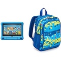 Fire HD 8 Kids Tablet 32GB Blue with Made for Amazon Kids Tablet Backpack, Layers
