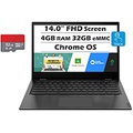 Lenovo Chromebook S345 Laptop (Latest Model), 14” Full HD Touchscreen, AMD A6-9200C Accelerated Processor, 4GB RAM, 64GB Space (32GB eMMC+32GB Micro SD), Webcam, HDMI, Backlit, Chr