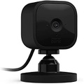 Blink Mini ? Compact indoor plug-in smart security camera, 1080p HD video, night vision, motion detection, two-way audio, easy set up, Works with Alexa ? 1 camera (Black)