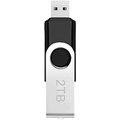 2TB USB Flash Drive 3.0, HUJANO Super High-Speed 2TB Memory Stick with Read Spead up to 60MB/s, Swivel Keychain Design Portable Thumb Drives 2000GB, USB 3.0 Data Storage Drive 2TB