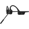 SHOKZ (AfterShokz OpenComm - Bone Conduction Open-Ear Stereo Bluetooth Headset with Noise-Canceling Boom Microphone - Wireless Headset for Mobile Use, with Bookmark
