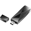 D-Link USB WiFi 6 Adapter AX1800 USB 3.0 Dual Band Long Range MU-MIMO Wireless Internet Network for Desktop PC Laptop Windows (DWA-X1850)