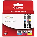Canon CLI-226 3 Color Value Pack Ink, Genuine Ink