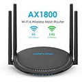 WAVLINK WiFi 6 Router,AX1800 Dual Band 2.4GHz/5GHz Gigabit Wireless Internet Mesh Router up to 1500 Square Feet Coverage & 64+Devices Connection,MU-MIMO Turbo TouchLink Parental Co