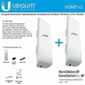 Ubiquiti Networks Ubiquiti NSM5 Bundle of 2 NanoStation M5 5GHz Outdoor airMAX CPE 150+Mbps 15+km