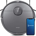 Ecovacs Deebot T8 Robot Vacuum and Mop Cleaner, Precise Laser Navigation, Multi-floor Mapping, Intelligent Object Avoidance, Full-customize clean, No-go and No-mop Zones, Auto-empt