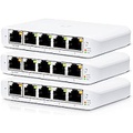 Ubiquiti Networks Ubiquiti [3-Pack] UniFi Switch Flex Mini Managed 5-Port Gigabit Switch (USW-Flex-Mini-3)