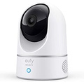 eufy security S220 Indoor Cam, 2K, Pan & Tilt, Indoor Security Camera, Wi-Fi Plug-in Camera, Human & Pet AI, Voice Assistant Compatibility, Night Vision, Motion Tracking, HomeBase