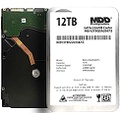 MDD 12TB 7200RPM SATA 6Gb/s 256MB Cache 3.5inch Internal Desktop Hard Drive, MD12TBGSA25672, Mechanical Hard Disk